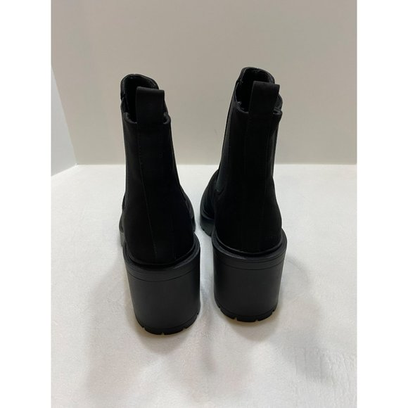 New ASOS DESIGN Elma heeled chunky chelsea boots in black Size 10 - Picture 8 of 9